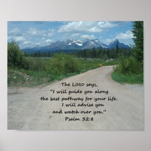 Poster Mountain Pathway