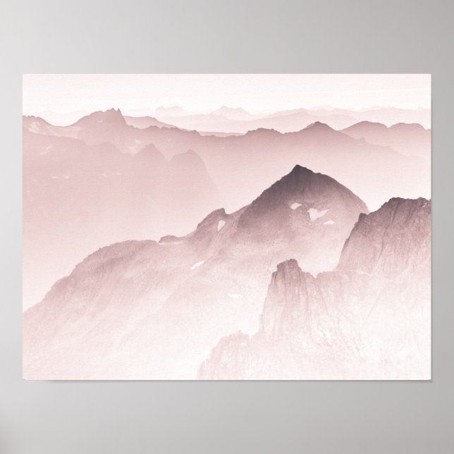Poster Mountain Ranges (Frente)