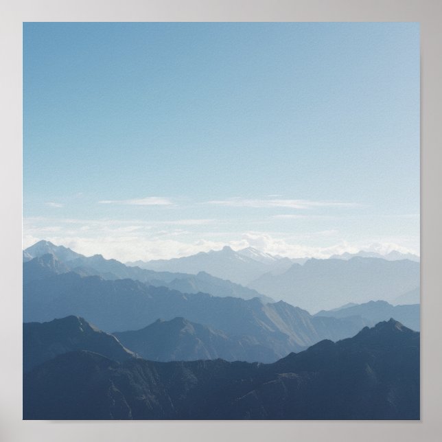 Poster Mountain Silence Panorama (Frente)