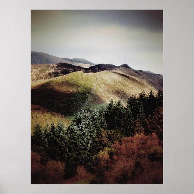POSTER MOUNTAIN VIEWS OF WALES (Frente)