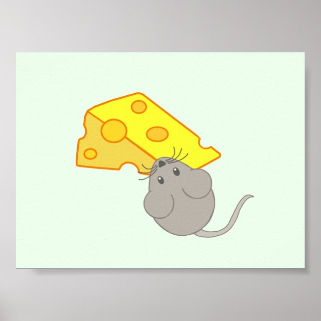 Poster Mouse with Cheese (Frente)