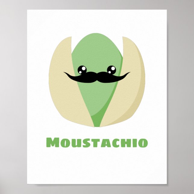 Poster Moustachio (Frente)
