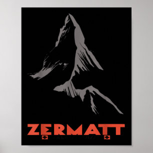 Poster Moutain In Zermatt, Valais, Suiça
