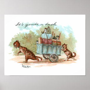 Poster Movendo House Louis Wain