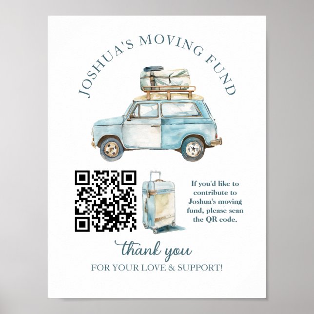 Poster Movendo o Fundo Sinal de Festa Saindo (Frente)