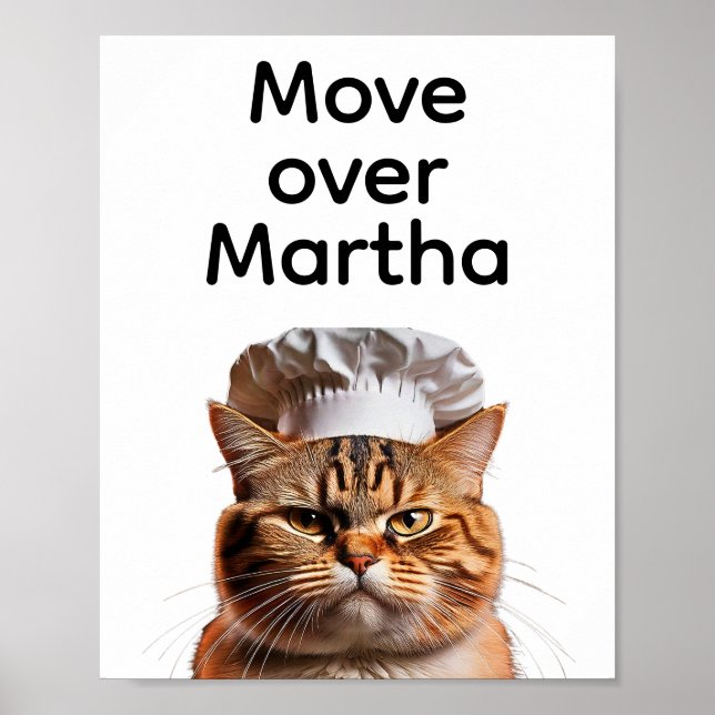 Poster Mover para Martha (Frente)