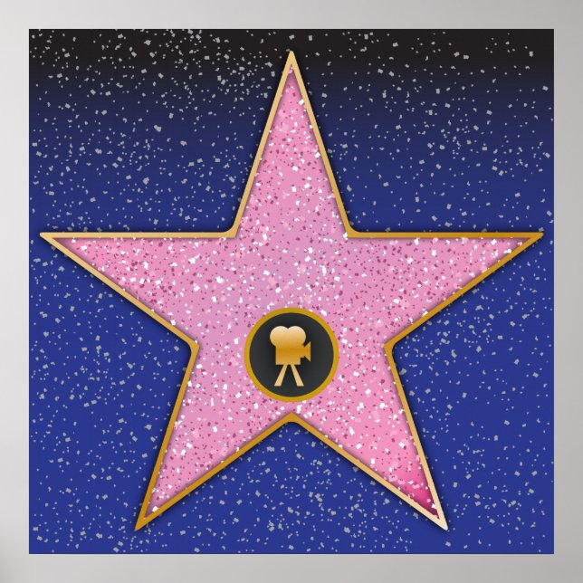 Pôster Movie Star (Frente)