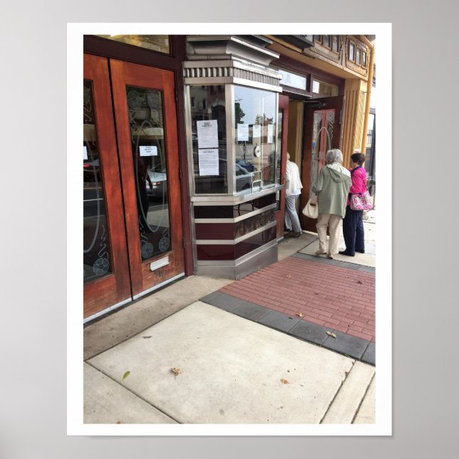 Poster Movie Theater Entrance Photo (Frente)