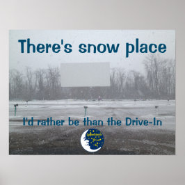 Poster Movimentação segura na imagem do inverno