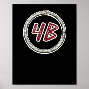 Poster Movimento 4b Cobra de Ouroboros #4b Adesivo