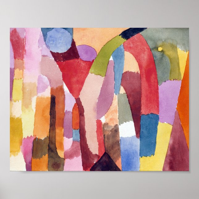 Pôster Movimento das Câmaras Salgadas: Paul Klee 1915 (Frente)