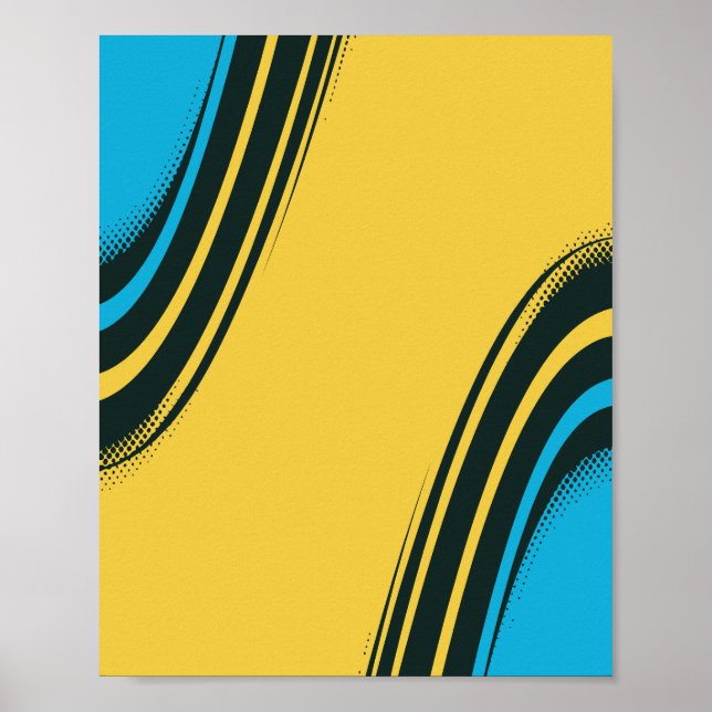 Poster Movimento de Abstrato vívida (Frente)