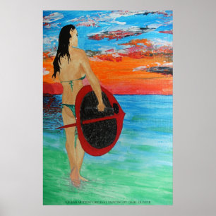 Poster Movimento do oceano