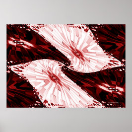 Pôster Movimento - Vermelho em Vermelho