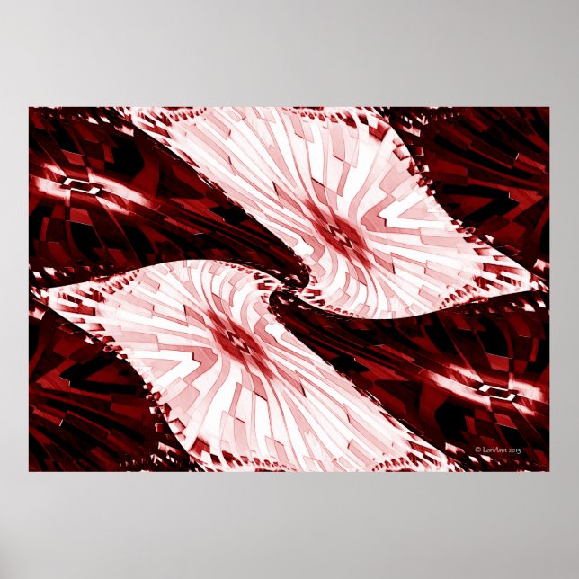 Pôster Movimento - Vermelho em Vermelho (Frente)