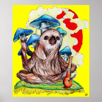 Pôster Movimentos lentos e boas vibrações