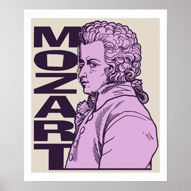 Pôster Mozart (Frente)