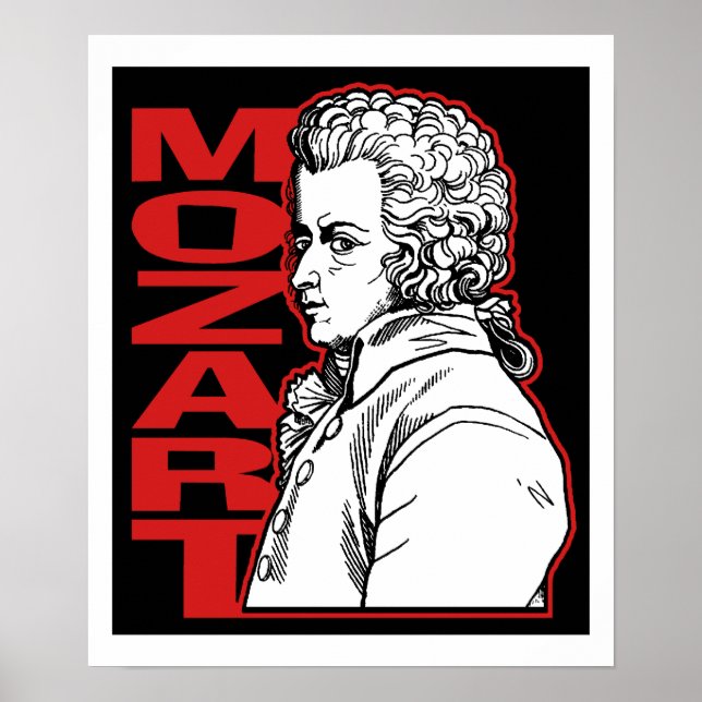 Pôster Mozart (Frente)