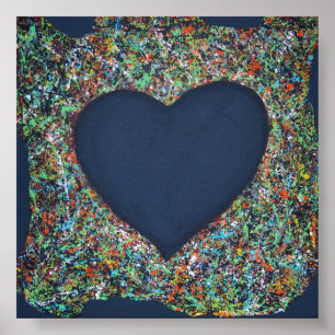 Pôster Mozart que escuta