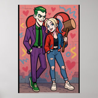 Poster Mr and Mrs Joker