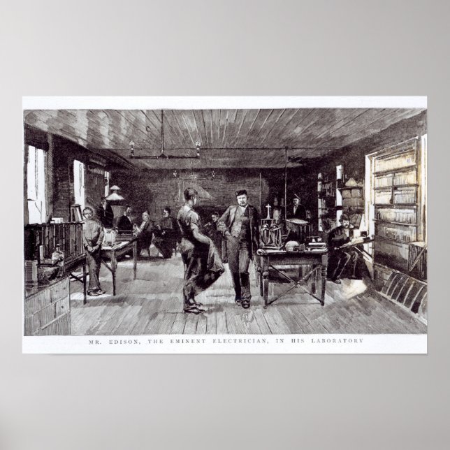 Pôster Mr Edison , The Eminent Electrician (Frente)