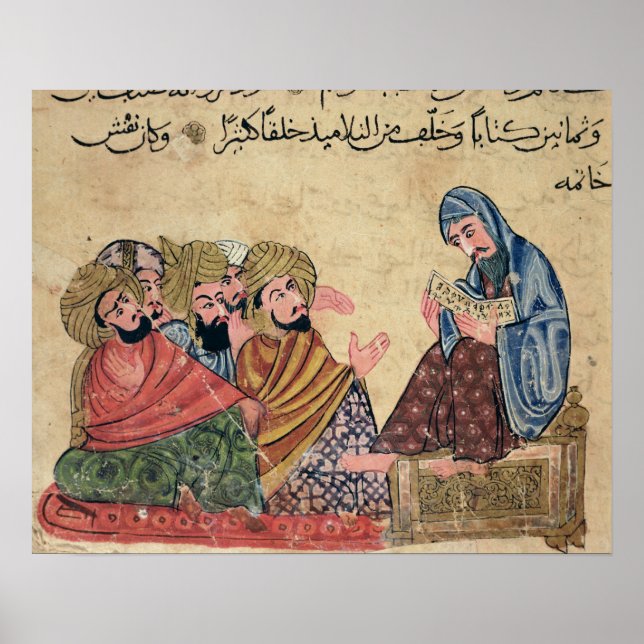 Pôster MS Ahmed III 3206 O Filósofo (Frente)