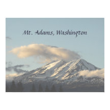 Mt. Adams Washington com Foto em Nuvem