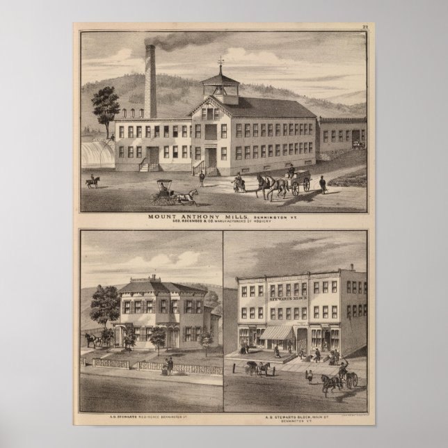 Poster Mt. Anthony Mills (Frente)