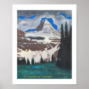 Pôster Mt. Assiniboine