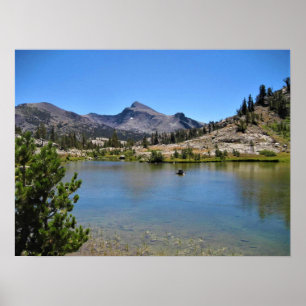 Poster Mt. Dana do Lago Shell, Passagem de Tioga, CA