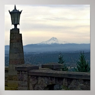 Poster Mt. Hood, de Rocky Butte, Portland, Oregon
