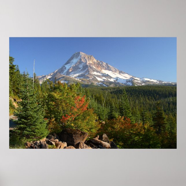 Poster Mt. Hood do Vista Ridge (Frente)