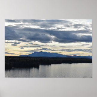 Poster Mt. Katahdin; Aroostook County Maine