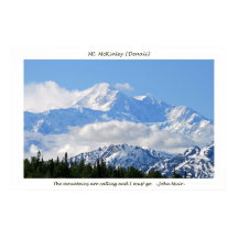Mt. McKinley / Mtns estão ligando; John Muir