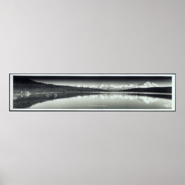 Pôster Mt. McKinley Park & Alaska Range Yard Photo Long (Frente)