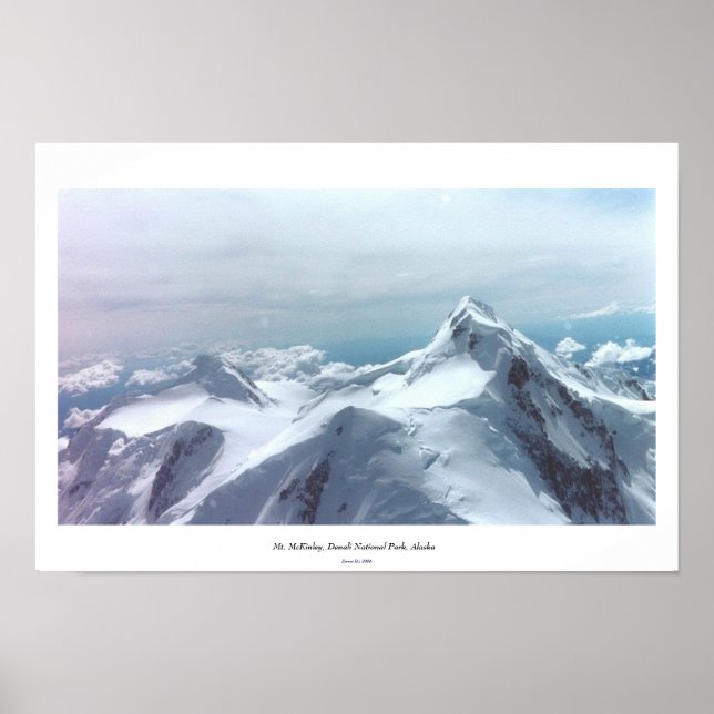 Poster Mt. McKinley, Parque Nacional de Denali, Alasca (Frente)