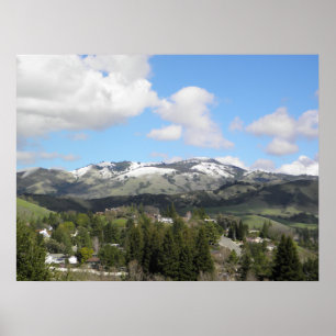 Poster Mt. nevado Diablo
