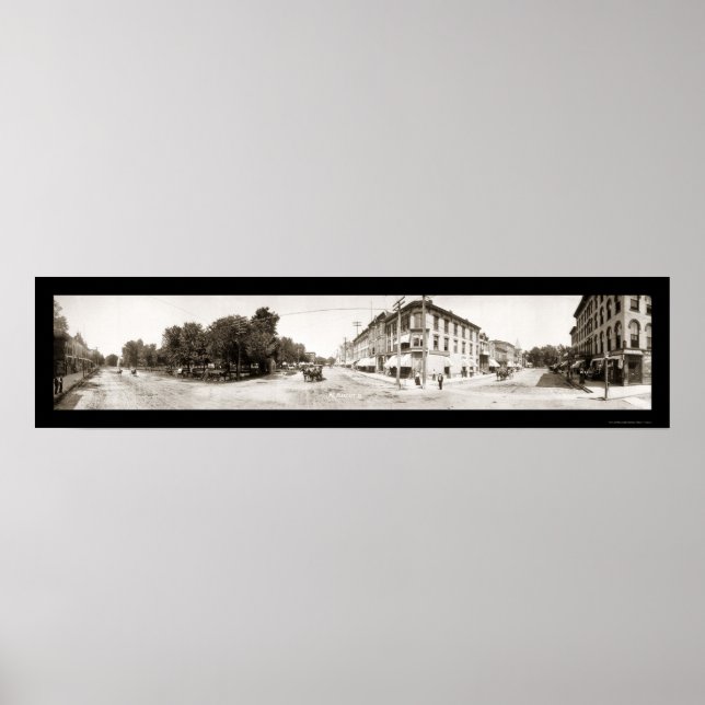 Pôster Mt Pleasant, IA Foto 1907 (Frente)