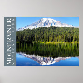 Poster Mt. Rainier National Park Poster, Washington Impre