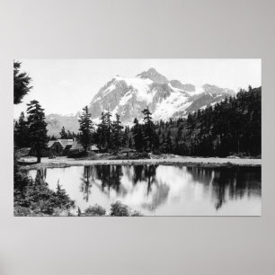 Poster Mt. Shuksan and Mt. Baker Lodge Photograph