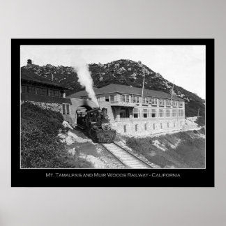 Poster Mt Tamalpais & Mill Valley - Foto da ferrovia