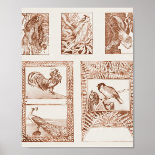 Poster Mtheo van hoytema - kalender - herons art - acorde