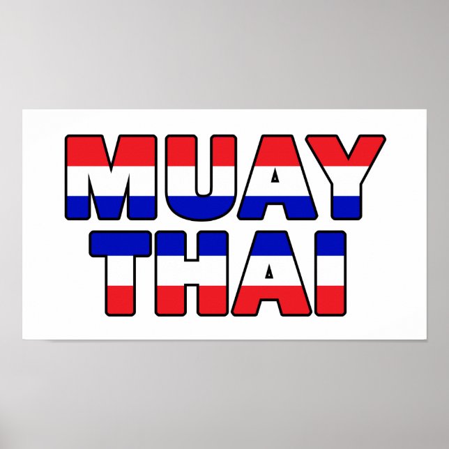 Pôster Muay Thai (Frente)