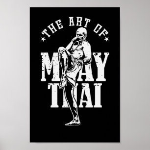 Poster Muay Thai "A Arte de Muay Thai"