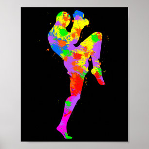 Poster Muay Thai Boxys Homens