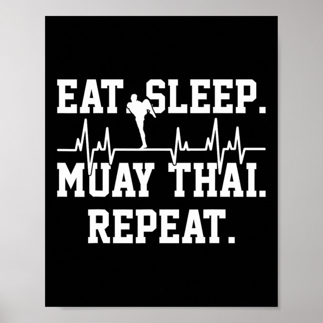 Poster Muay Thai Kickboxe Gift (Frente)