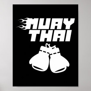 Poster Muay Thai Martial Arts Fighter Hob