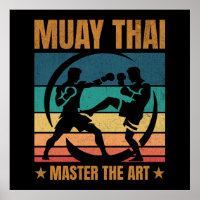 Muay Thai Master O Arte Boxer Praticante