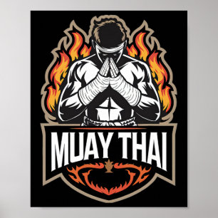 Poster Muay Thai - Tailandês Boxing Mma
