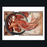 Pôster Mucha Dance Woman Dancing Art Deco<br><div class="desc">Mucha. Dança.</div>